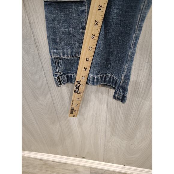 Vintage Old Navy Blue Jeans Baggy Y2K 90s Grunge Skater Festival - Picture 8 of 12